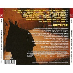Standard Operating Procedure Soundtrack (Danny Elfman) - CD Back cover