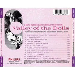 Valley of the Dolls Soundtrack (Various Artists, John Williams) - CD Back cover