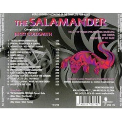 The Salamander Soundtrack (Jerry Goldsmith) - CD Back cover