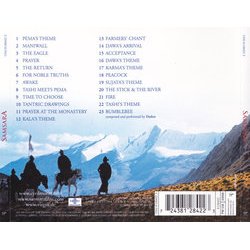 Samsara Soundtrack (Cyril Morin) - CD Back cover