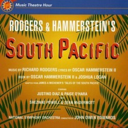 South Pacific - Original Studio Cast Soundtrack (Oscar Hammerstein II, Richard Rodgers) - CD cover
