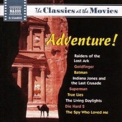 The Classics at the Movies: Adventure! Soundtrack (Various Artists, John Williams) - CD cover