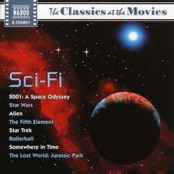 The Classics at the Movies: Sci-Fi Soundtrack (Various Artists, Alexander Courage, Jerry Goldsmith, Leonard Rosenman, John Williams) - CD cover