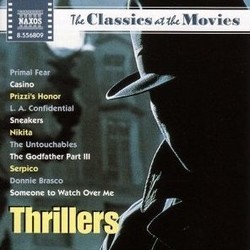 The Classics at the Movies: Thrillers Soundtrack (Various Artists) - CD cover
