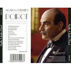 Agatha Christie's Poirot Soundtrack (Christopher Gunning) - CD Back cover