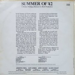Summer of '42 / Picasso Summer Soundtrack (Michel Legrand) - CD Back cover
