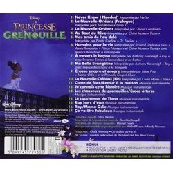 La Princesse et la Grenouille Soundtrack (Various Artists, Randy Newman) - CD Back cover