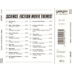 Science Fiction Movie Themes Soundtrack (Various Artists) - CD Back cover