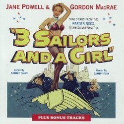3 Sailors and a Girl Soundtrack (Sammy Cahn, Sammy Fain) - CD cover
