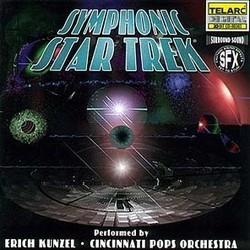 Symphonic Star Trek Soundtrack (Alexander Courage, Cliff Eidelman, Jerry Goldsmith, James Horner, Dennis McCarthy, Leonard Rosenman) - CD cover