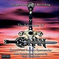 The Adventures of Conan Soundtrack (Basil Poledouris) - CD cover