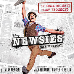 Newsies Soundtrack (Original Cast, Jack Feldman, Alan Menken) - CD cover