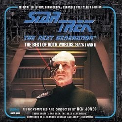 Star Trek: The Next Generation - The Best of Both Worlds, Parts I and II Soundtrack (Alexander Courage, Jerry Goldsmith, Ron Jones) - CD cover