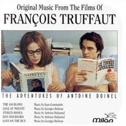 Original Music from the Films of Franois Truffaut Soundtrack (Jean Constantin, Georges Delerue, Antoine Duhamel) - CD cover