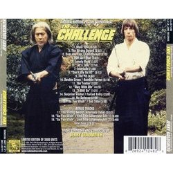 The Challenge Soundtrack (Jerry Goldsmith) - CD Back cover