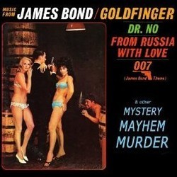 Music from James Bond & Other Mystery, Mayhem, Murder Soundtrack (John Barry, Kenyon Hopkins, Henry Mancini, Monty Norman) - CD cover