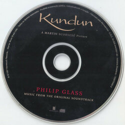 Kundun Soundtrack (Philip Glass) - cd-cartula