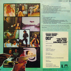 L'Homme au Pistolet d'Or Soundtrack (John Barry) - CD Back cover