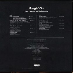 Hangin' Out with Henry Mancini Soundtrack (Henry Mancini) - CD Back cover