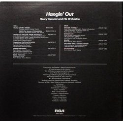 Hangin' Out with Henry Mancini Soundtrack (Henry Mancini) - CD Back cover