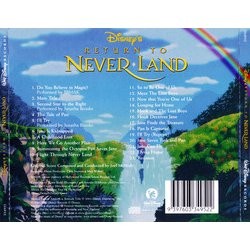 Return to Never Land Soundtrack (Joel McNeely) - CD Achterzijde
