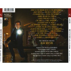 Night at the Museum: Battle of the Smithsonian Soundtrack (Alan Silvestri) - CD Trasero