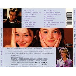 The Parent Trap Soundtrack (Alan Silvestri) - CD Back cover