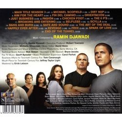 Prison Break: Seasons 3 & 4 Soundtrack (Ramin Djawadi) - CD Back cover