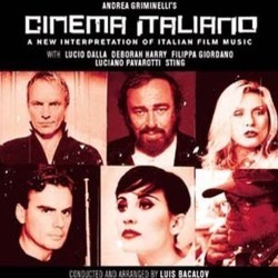 Cinema Italiano Soundtrack (Various Artists, Luis Bacalov, Giancarlo Bigazzi, Lelio Luttazzi, Andrea Morricone, Ennio Morricone, Riz Ortolani, Nicola Piovani, Nino Rota) - CD cover