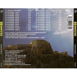 99 Donne Soundtrack (Bruno Nicolai) - CD Back cover