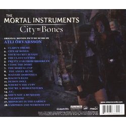 The Mortal Instruments: City of Bones Soundtrack (Atli rvarsson) - CD Back cover
