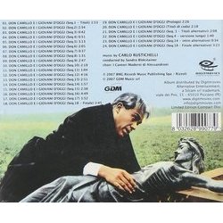 Don Camillo e i Giovani d'Oggi Soundtrack (Carlo Rustichelli) - CD Back cover