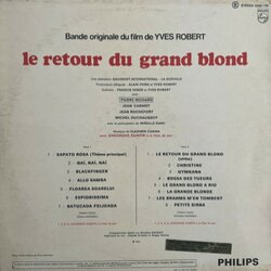 Le Retour du grand blond Soundtrack (Vladimir Cosma, Gheorghe Zamfir) - CD Back cover