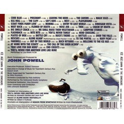 Ice Age: Dawn of the Dinosaurs Soundtrack (John Powell) - CD Back cover