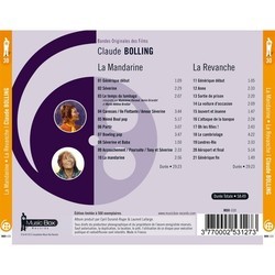 La Mandarine / La Revanche Soundtrack (Claude Bolling) - CD Achterzijde