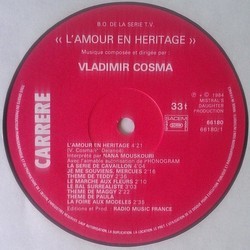 L'Amour en Hritage Soundtrack (Vladimir Cosma) - cd-inlay