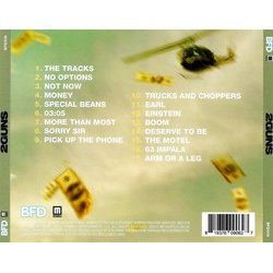 2 Guns Soundtrack (Clinton Shorter) - CD Back cover
