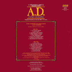 A.D. Anno Domini Soundtrack (Lalo Schifrin) - CD Back cover