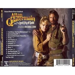 Allan Quatermain and the Lost City of Gold Soundtrack (Michael Linn) - CD Back cover