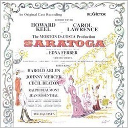 Saratoga Soundtrack (Harold Arlen, Johnny Mercer) - CD cover