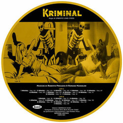 Kriminal Soundtrack (Romano Mussolini, Roberto Pregadio) - CD Achterzijde