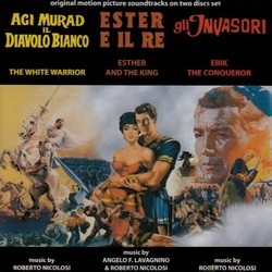 Agi Murad il Diavolo Bianco / Ester e il Re / Gli Invasori Soundtrack (Angelo Francesco Lavagnino, Roberto Nicolosi) - CD cover