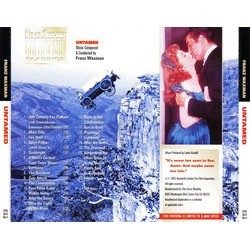 Untamed Soundtrack (Franz Waxman) - CD Back cover