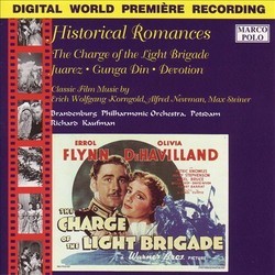 Historical Romances Soundtrack (Erich Wolfgang Korngold, Alfred Newman, Max Steiner) - CD cover