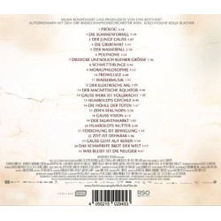 Die Vermessung der Welt Soundtrack (Enis Rotthoff) - CD Back cover