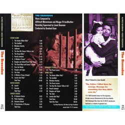The Bravados Soundtrack (Hugo Friedhofer, Alfred Newman) - CD Back cover
