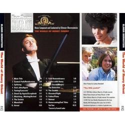 The World of Henry Orient Soundtrack (Elmer Bernstein) - CD Back cover