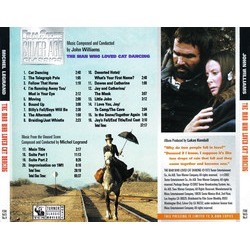 The Man Who Loved Cat Dancing Soundtrack (Michel Legrand, John Williams) - CD Back cover