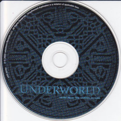 Underworld Soundtrack (Various Artists, Paul Haslinger) - cd-inlay