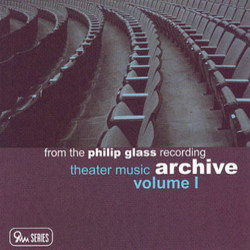 Theater Music Vol.1 Soundtrack (Philip Glass) - CD cover